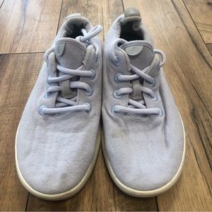 Allbirds Women Wool Runner Size 8 Light Baby Blue Merino Running Shoe